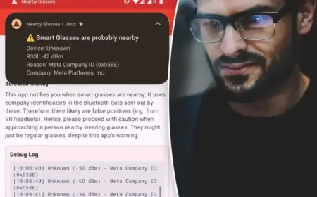 “Nearby Glasses App Tracks Local Smart Glasses Users”