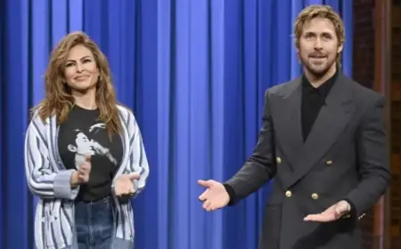 Ryan Gosling Surprises Eva Mendes on Her Birthday on National TV