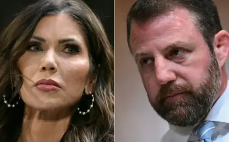 Kristi Noem Discusses Israel’s Beirut Strikes and Epstein Files on NPR