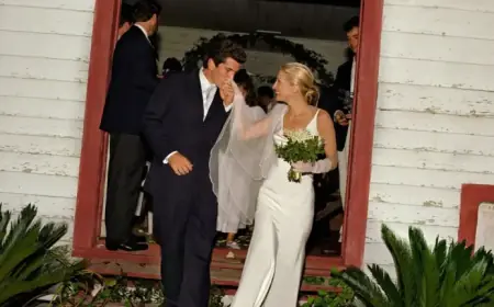 Carolyn Bessette-Kennedy’s Bias-Cut Slip Dress Redefines Timeless Bridal Fashion