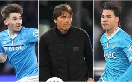 Conte’s Predicted Lineup for Napoli vs. Torino Match