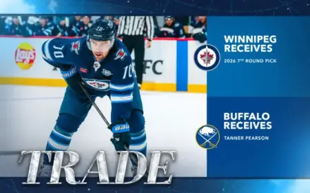 Sabres Trade Pearson to Jets for Seventh-Round Pick