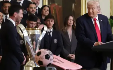 Messi and Inter Miami CF Honored at White House Ceremony