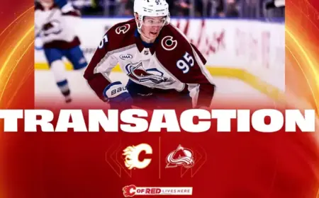 Flames Secure Victor Olofsson, Max Curran, Draft Picks from Colorado