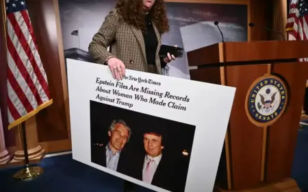 Justice Department Publishes Epstein Records Alleging Trump’s Sexual Misconduct