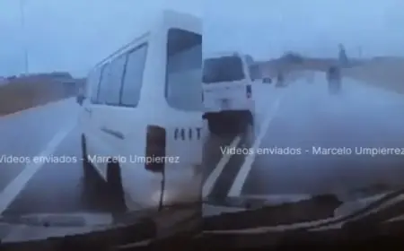 Truck Hits Car and Continues on Interbalnearia Highway