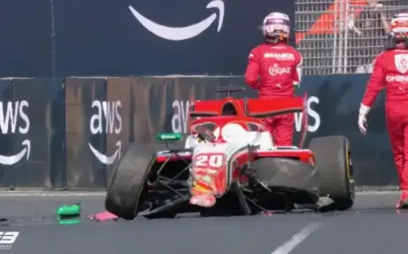 Sharp and Wharton Collide in Major Formula 3 Crash