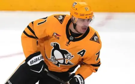 Penguins’ Malkin Suspended Five Games for Slashing Dahlin
