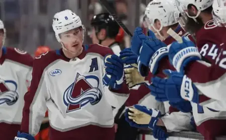 Makar, Kelly Propel Avalanche to Victory Over Ducks, Completing SoCal Sweep