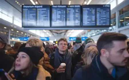 Airlines Report 54 Cancellations, 449 Delays Impacting Canadian Cities