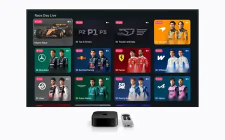 Apple Unveils F1 Features for Apple TV, Maps, and News