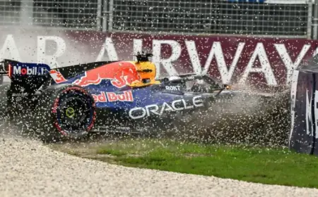 Max Verstappen Crashes Out During Australian Grand Prix Qualifying