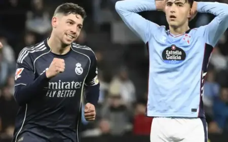Celta Vigo Falls 1-2 to Real Madrid: Player Ratings Revealed