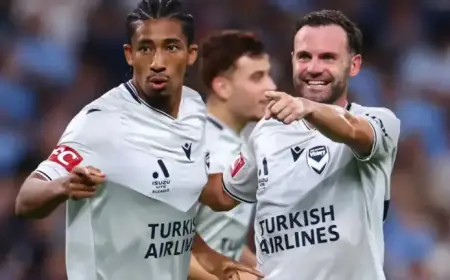 Juan Mata Stuns with Spectacular Free-Kick Goal for Melbourne Victory