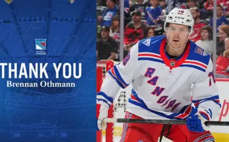 Rangers Trade Brennan Othmann to Acquire Jacob Battaglia