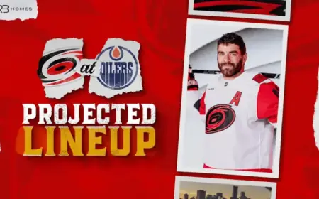 Edmonton Game Lineup Revealed for March 6