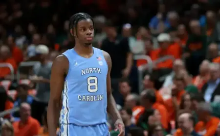 Caleb Wilson of North Carolina Breaks Thumb During Practice Session