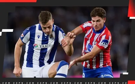 Atlético Madrid - Real Sociedad: Atlético names XI as focus turns to Champions League tie