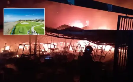 Fire Destroys 100 Battery Buggies at Costa del Sol Golf Club