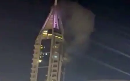 Dubai Marina Under Fire: 23 Marina Tower Hit by Iranian Drone Strike Saturday Night