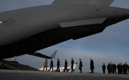 Trump Attends Repatriation Ceremony for U.S. Service Members’ Remains