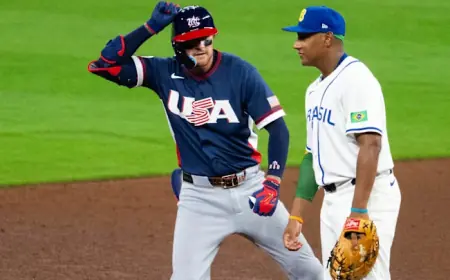 USA Vs Brazil Baseball Score: Aaron Judge And Brice Turang Power Team USA In WBC Opener