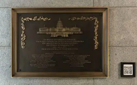 Capitol Unveils Long-Awaited January 6 Memorial Plaque