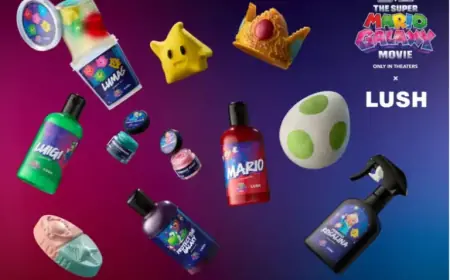 Lush Debuts Super Mario Galaxy Movie Line on March 10, 2026