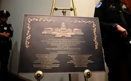 U.S. Capitol Installs Jan. 6 Memorial Plaque After Prolonged Delay