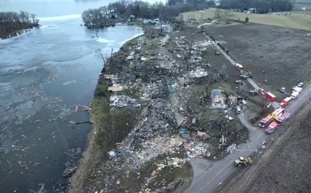 Union City Michigan Tornado Update — Sunday, March 8: 8 Dead Across Heartland, Tornado Watch Expands East