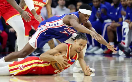 76ers vs Hawks — NBA LIVE: Philadelphia Leads 55-45 at Q2