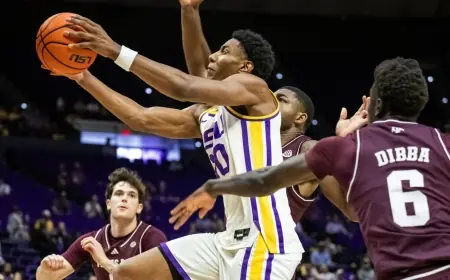 Texas A&m Basketball Trails LSU After Sluggish First Half at PMAC