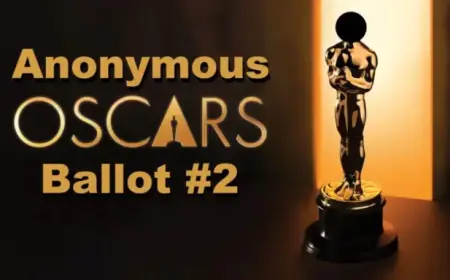 Second Anonymous 2026 Oscar Ballot Revealed