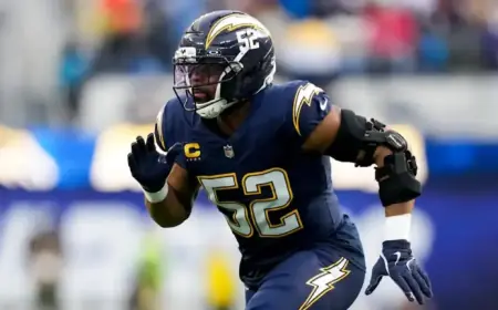 Khalil Mack Joins Chargers with $18M Guaranteed One-Year Deal