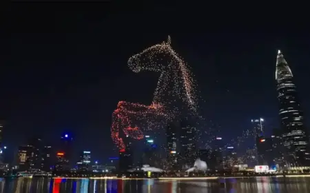 Year of the Horse Drone Show to Illuminate Chinese New Year Parade