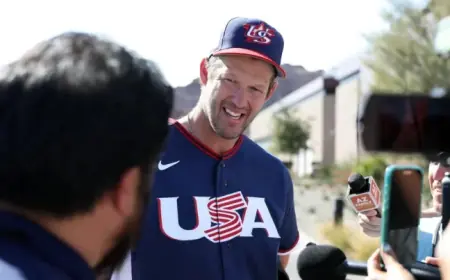 Clayton Kershaw joins Team USA workouts as WBC adds final chapter