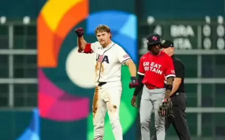 Team USA Triumphs with Explosive Bats Against Great Britain