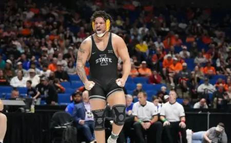 Big 12 Wrestling Championships finals set as Oklahoma State leads Iowa State
