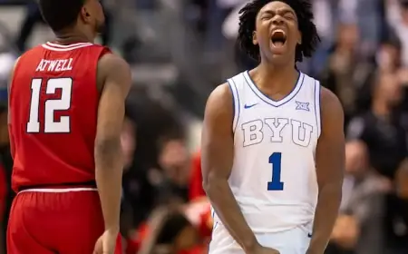 BYU Upsets No. 10 Texas Tech 82-76 Victory