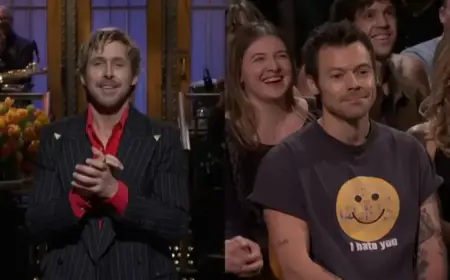 Harry Styles Joins Ryan Gosling’s SNL Monologue for Unforgettable Moment
