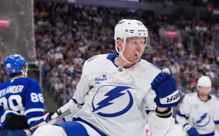 Corey Perry Trade Delivers Opening-Period Goal in Lightning Debut Against Maple Leafs