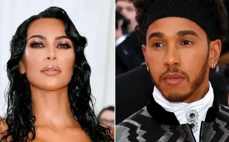 Lewis Hamilton Kim Kardashian Rumors Swirl Ahead of Melbourne Race