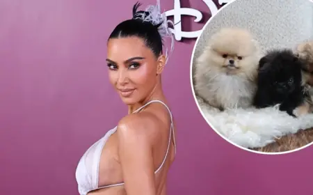 Kim Kardashian Shares Four Pomeranians for Her Children, Sparking PETA Backlash