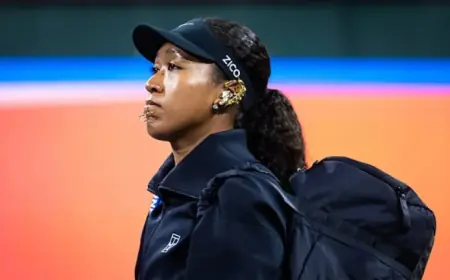 Osaka returns to Indian Wells with win as leopard ‘huntress’ look debuts