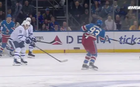 Alexis Lafreniere Sparks Rangers’ Offense With Winner in 6-2 Victory