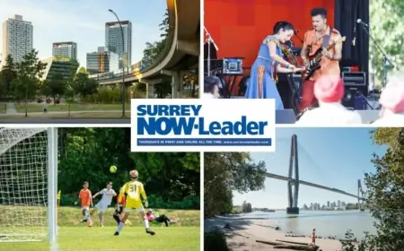 Surrey Weather Brings Cloudy Skies, Gusty Winds and Periods of Rain