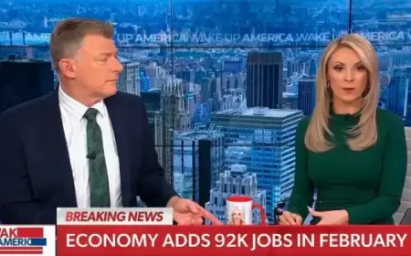 Newsmax Host Clarifies Colleague’s Economic News Error