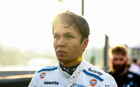 Alex Albon Logs Off: Williams Driver Keeps Focus Amid F1 Celebrity Surge