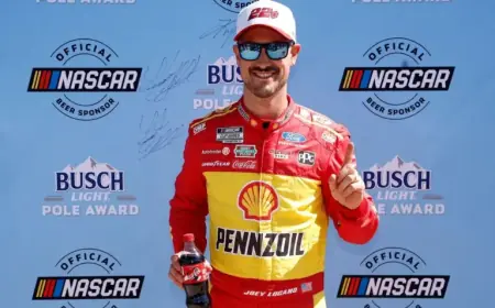 Joey Logano Secures Pole Position for 2026 NASCAR Cup in Phoenix