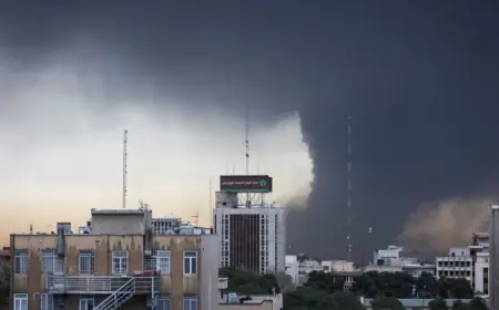 Israel Iran Attack Intensifies as Tehran Oil Depots Burn and Region Braces